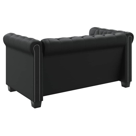 Canapé Chesterfield à 2 places et à 3 places noir
