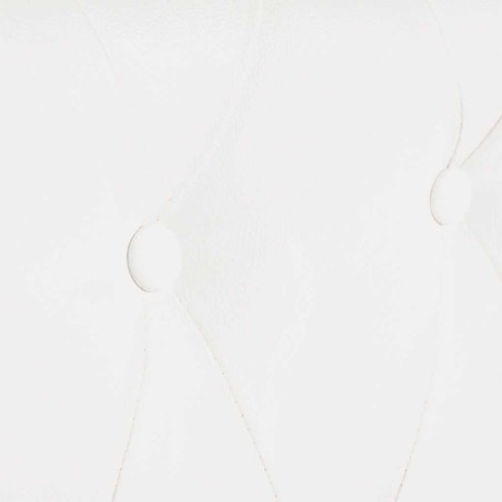 Canapé Chesterfield à 2 places et à 3 places blanc