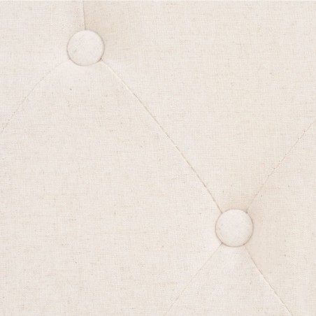 Ensemble de canapés 2 pcs tissu blanc crème