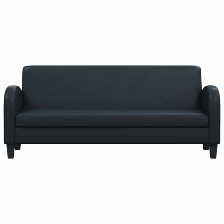 Ensemble de canapés 2 pcs cuir synthétique noir