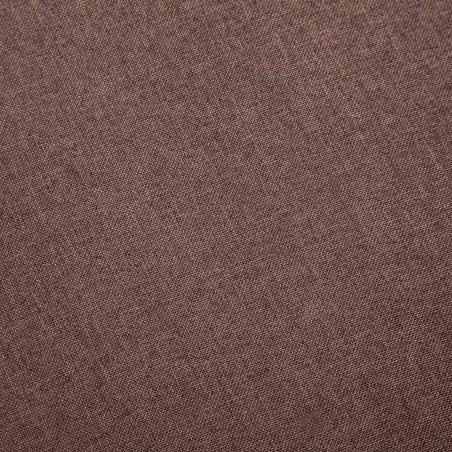Ensemble de canapé 2 pcs tissu marron