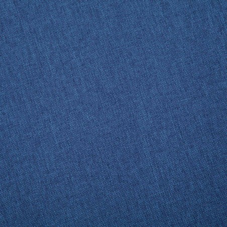 Canapé à 2 places tissu bleu