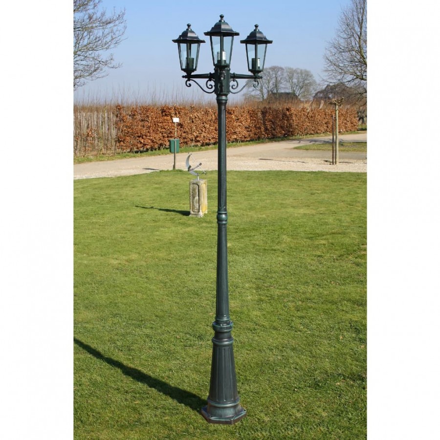 Lampadaire de jardin 3 bras 215 cm...