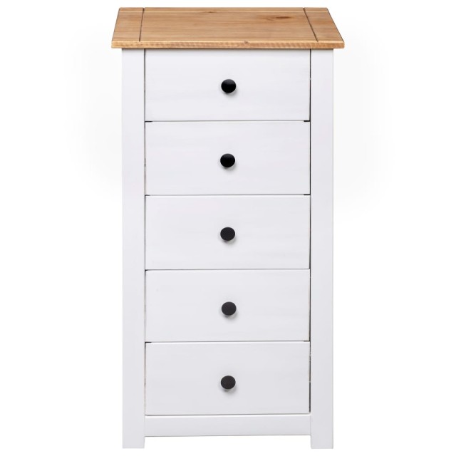Buffet Blanc 46x40x89 cm Pin Gamme Panama