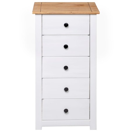 Buffet Blanc 46x40x89 cm Pin Gamme Panama