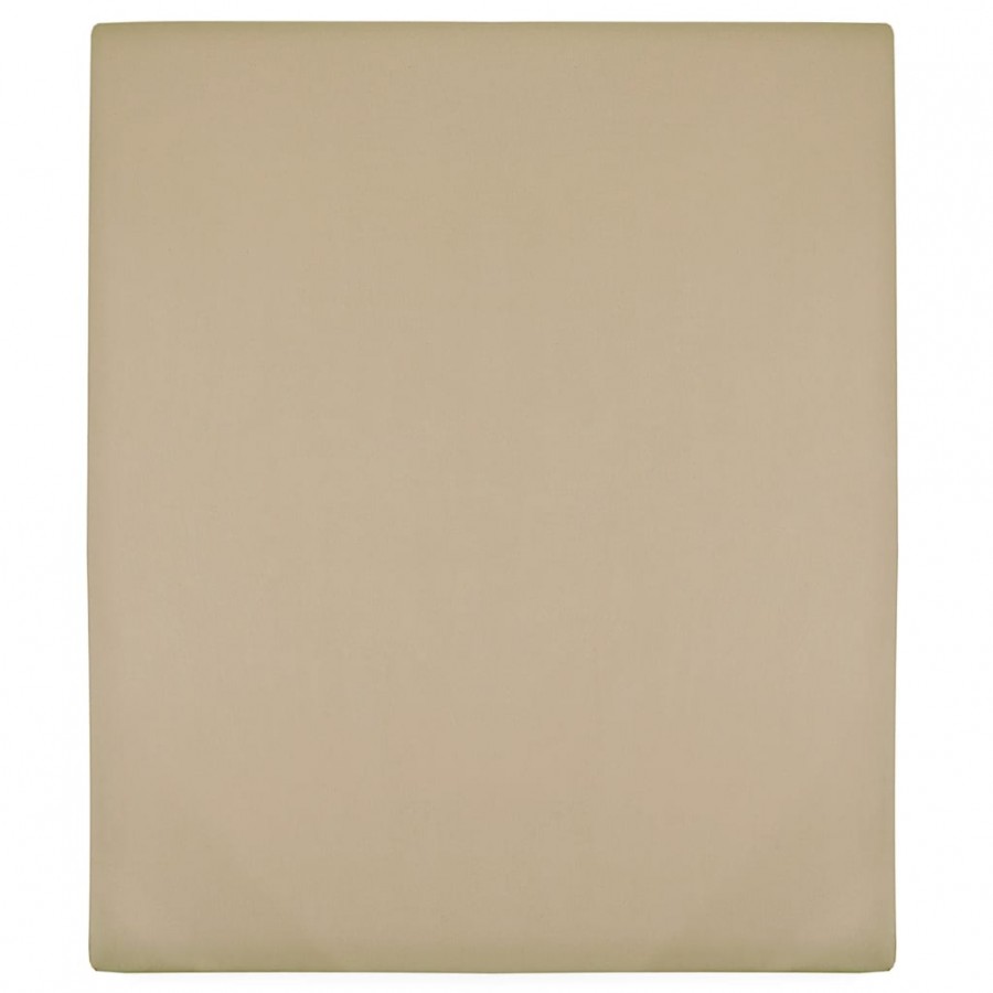 Drap-housse Jersey Taupe 140x200 cm...