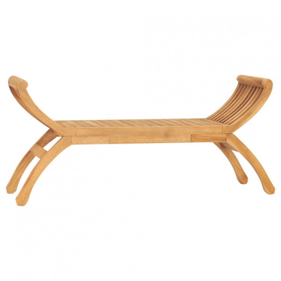 Banc de jardin 126 cm Bois de teck...