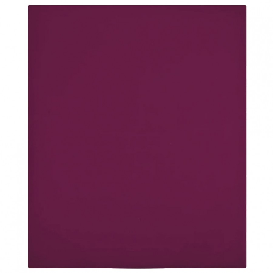 Drap-housse Jersey Bordeaux 180x200...