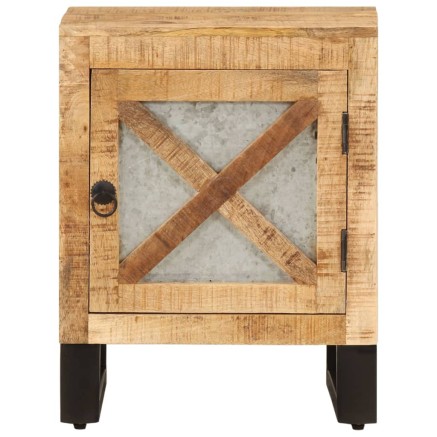 Table de chevet 40x30x50 cm Bois de manguier massif 2