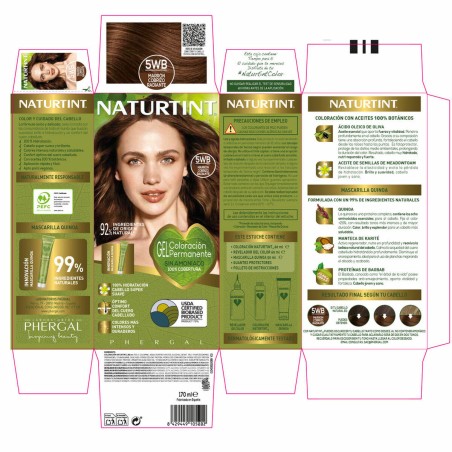 Maschera per Capelli Naturtint NATURTINT COLORACIÓN 170 ml