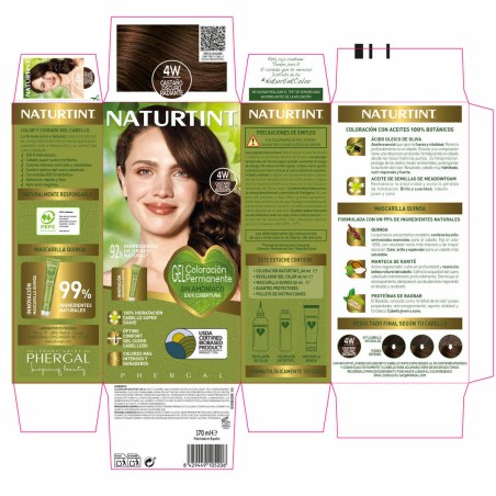 Mascarilla Capilar Naturtint NATURTINT COLORACIÓN 170 ml