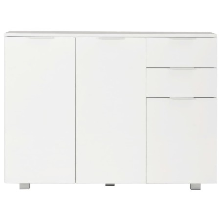 Buffet Blanc brillant 107x35x80,5 cm