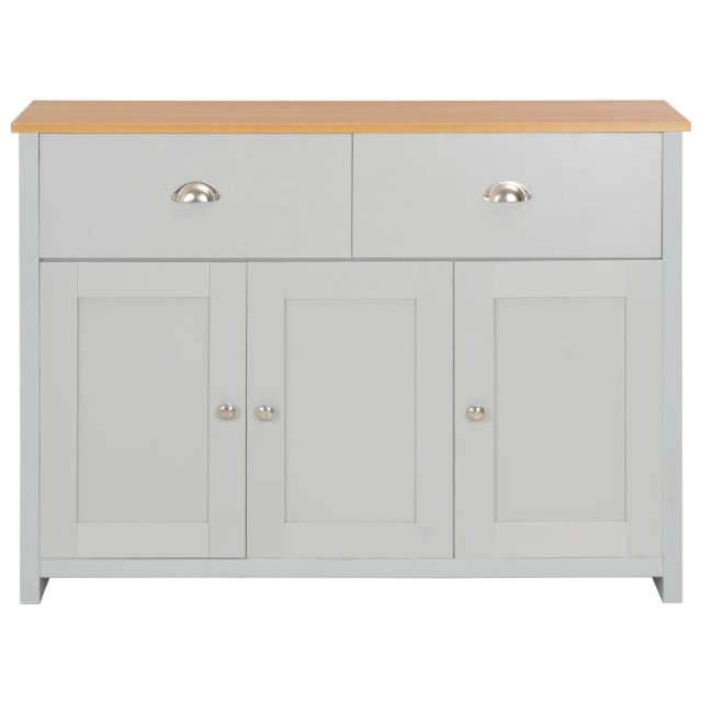 Buffet Gris 112x35x81 cm