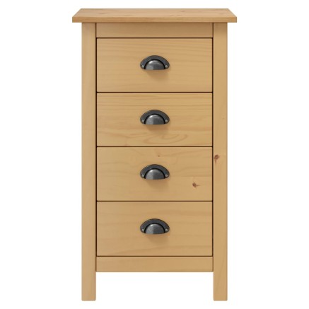 Buffet Hill 46x35x80 cm Bois de pin solide 2