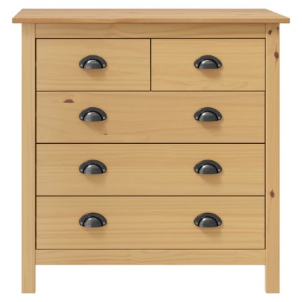 Buffet Hill 79x40x80 cm Bois de pin solide 2