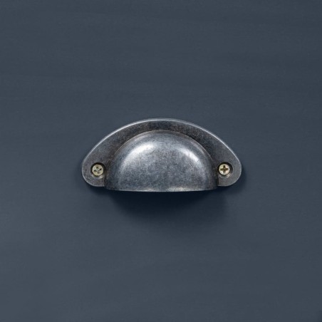 Buffet Hill Gris 125x40x80 cm Bois de pin solide