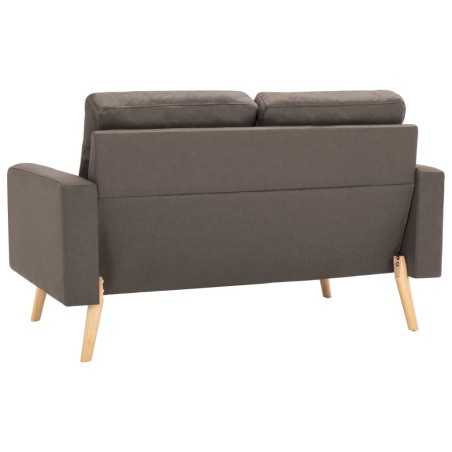 Ensemble de canapés 2 pcs Tissu Taupe