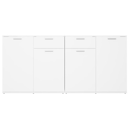 Buffet Blanc 160x36x75 cm Bois d'ingénierie