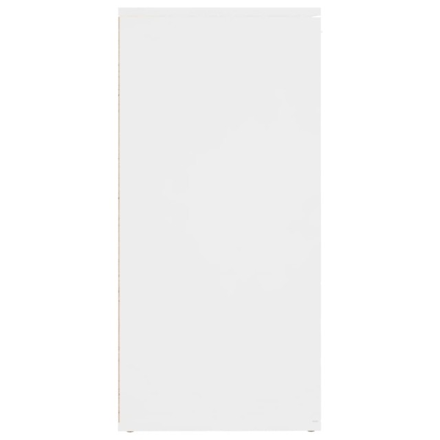 Buffet Blanc 160x36x75 cm Bois d'ingénierie