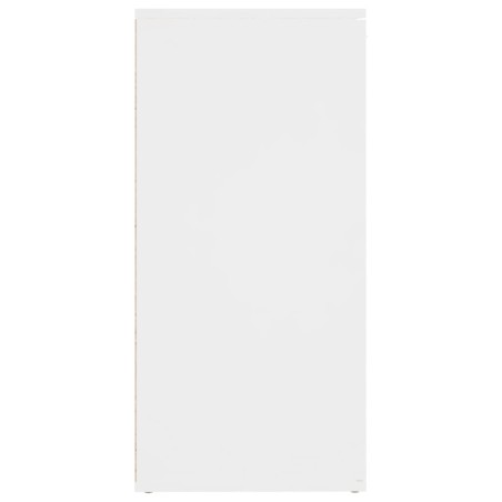 Buffet Blanc 160x36x75 cm Bois d'ingénierie
