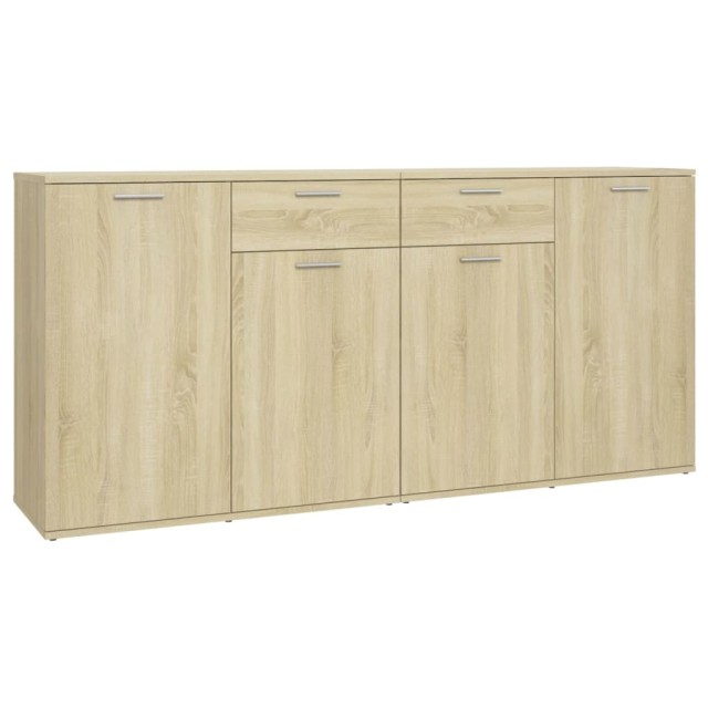 Buffet Chêne sonoma 160x36x75 cm Bois d'ingénierie
