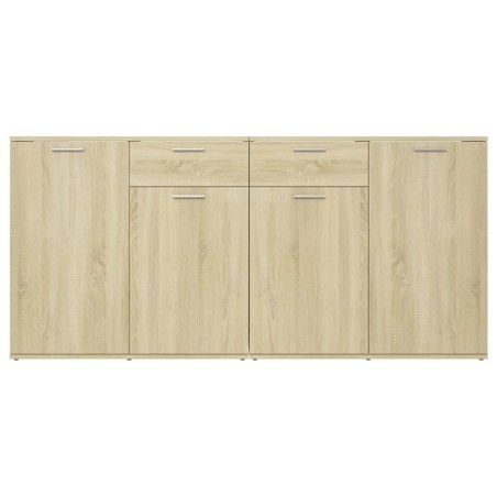 Buffet Chêne sonoma 160x36x75 cm Bois d'ingénierie
