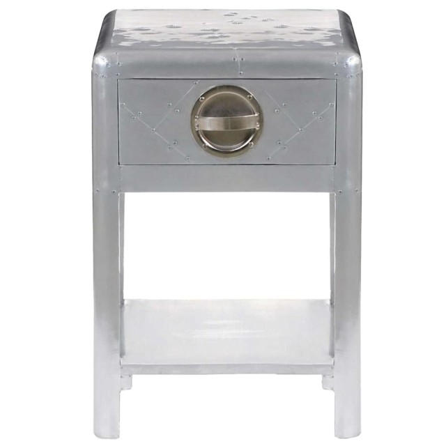 Table de coin avec 1 tiroir vintage Style d'aviation