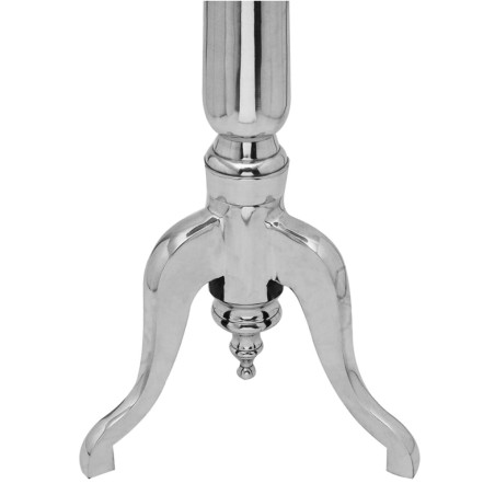 Table auxiliaire ronde Aluminium Argenté