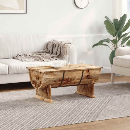 Table basse Bois de manguier massif 88x50x40 cm
