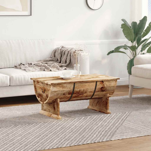 Table basse Bois de manguier massif 88x50x40 cm
