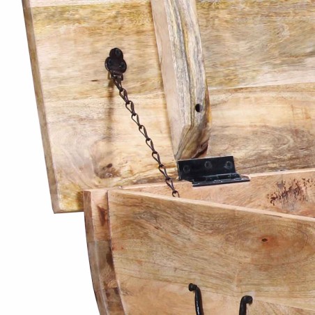 Table basse Bois de manguier massif 88x50x40 cm