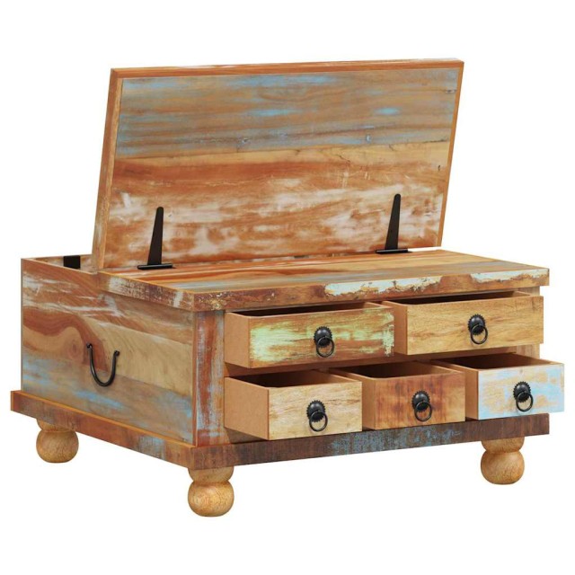 Table basse Bois de récupération 70 x 70 x 38 cm