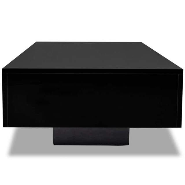 Table basse Haute brillance Noir