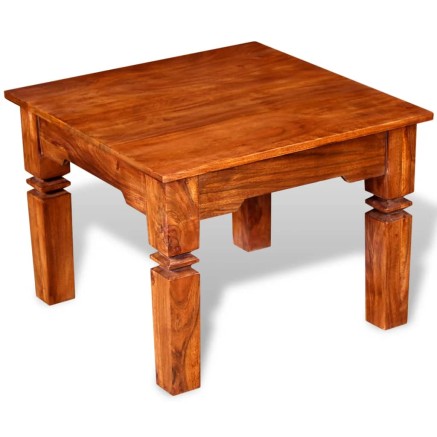 Table basse Bois massif 60x60x45 cm 2