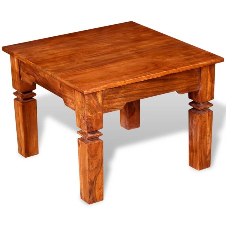 Table basse Bois massif 60x60x45 cm