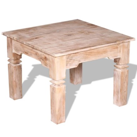 Table basse Bois d'acacia 60x60x45 cm 2