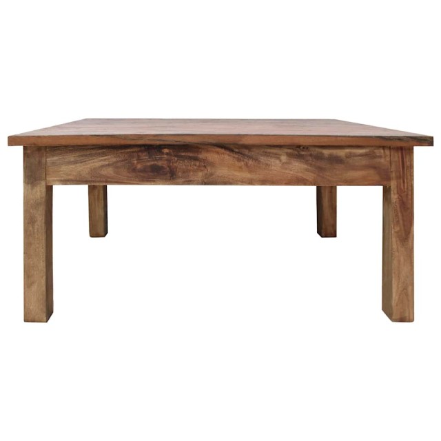 Table basse bois d'acajou massif 96x73x45 cm