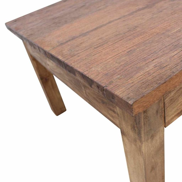 Table basse bois d'acajou massif 96x73x45 cm