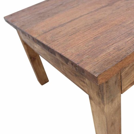 Table basse bois d'acajou massif 96x73x45 cm