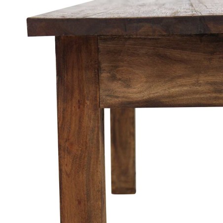 Table basse bois d'acajou massif 96x73x45 cm