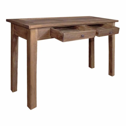 Table console bois d'acajou massif 123x42x75 cm 2