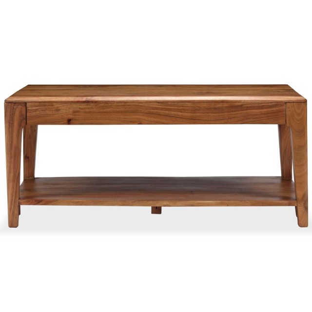Table basse Bois massif 88x50x38 cm