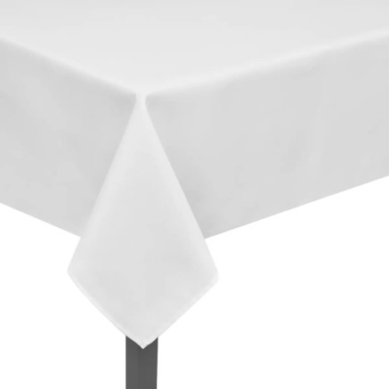 Nappes de table 5 pcs Blanc 220x130 cm 2