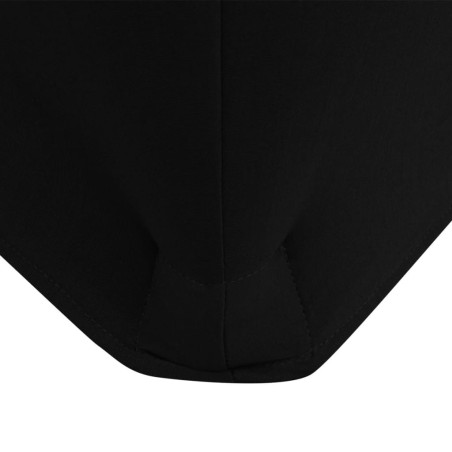 Housses extensibles pour table 2 pièces 120 x 60,5 x 74 cm Noir