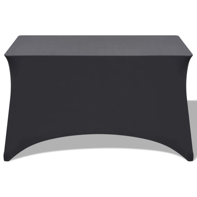Housses extensibles pour table 2 pièces 243x76x74cm Anthracite