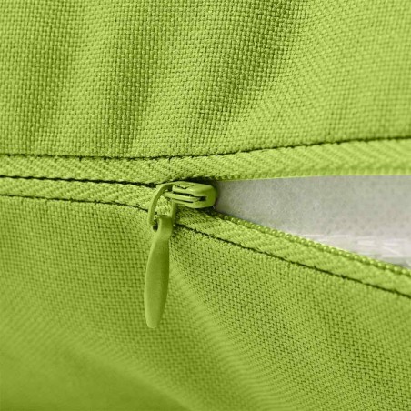 Oreiller d'extérieur lot de 4 60 x 40 cm Vert pomme