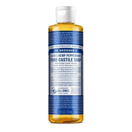 Jabón Líquido Dr Bronner's 240 ml Menta