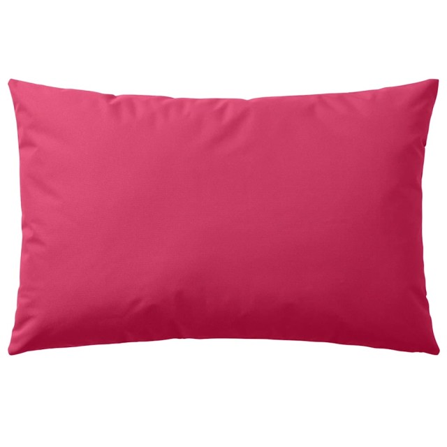 Oreiller d'extérieur lot de 2 60 x 40 cm Rose