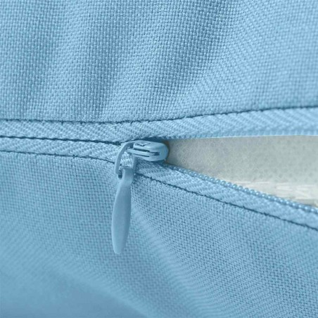 Oreiller d'extérieur lot de 2 60 x 40 cm Bleu clair