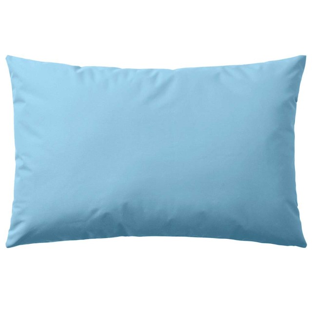 Oreiller d'extérieur lot de 4 60 x 40 cm Bleu clair